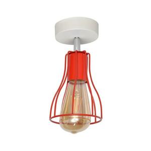 Csillár TUBE II 1xE27/15W/230V piros kép