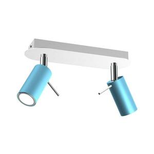 Spotlámpa PRESTON 2xGU10/40W/230V kék kép