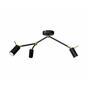 Spotlámpa IRIS 3xGU10/MR11/40W/230V fekete/arany kép