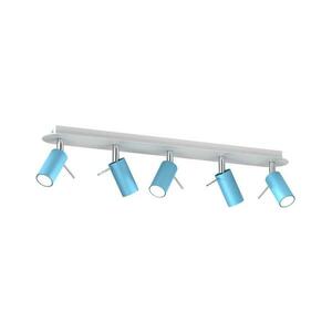 Spotlámpa PRESTON 5xGU10/40W/230V kék kép