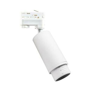 Spotlámpa 3 fázisú sínrendszerhez MICA 1xGU10/25W/230V fehér kép