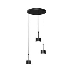 Csillár zsinóron ARENA 3xGX53/11W/230V fekete/króm kép