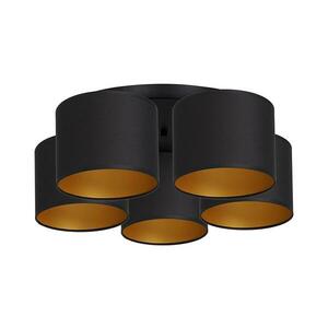 Mennyezeti lámpa ARDEN 5xE27/60W/230V fekete/arany kép