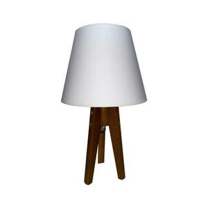 Asztali lámpa CONE 1xE27/60W/230V tölgy fehér kép