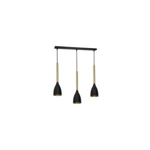 Csillár zsinóron ISTAPPAR 3xE27/60W/230V fekete/arany kép