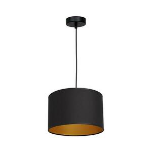 Csillár zsinóron ARDEN 1xE27/60W/230V á. 25 cm fekete/arany kép