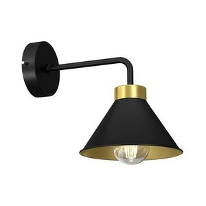 Fali lámpa DEMET 1xE27/60W/230V fekete/arany kép