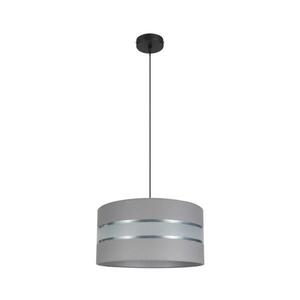 Csillár zsinóron CORAL 1xE27/60W/230V á. 40 cm szürke kép