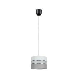 Csillár zsinóron CORAL 1xE27/60W/230V á. 20 cm fehér/szürke kép