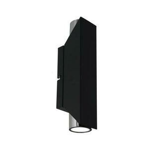 Fali lámpa WALL 2xGU10/8W/230V fekete/fényes króm kép