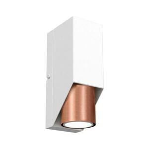 Fali lámpa WALL 1xGU10/8W/230V fehér/réz kép