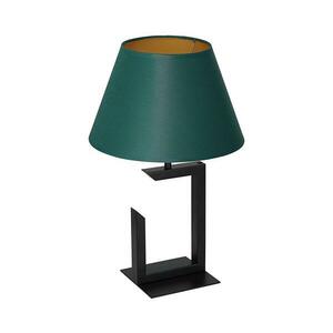 Asztali lámpa 1xE27/60W/230V 45 cm zöld/arany kép