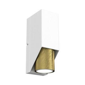 Fali lámpa WALL 1xGU10/8W/230V fehér/sárgaréz kép