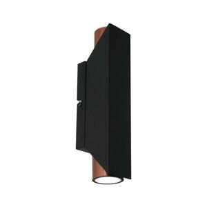 Fali lámpa WALL 2xGU10/8W/230V fekete/réz kép