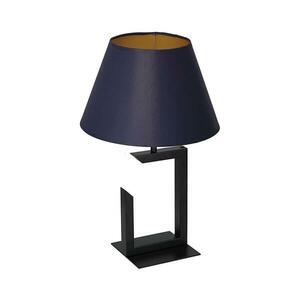 Asztali lámpa 1xE27/60W/230V 45 cm kék/arany kép