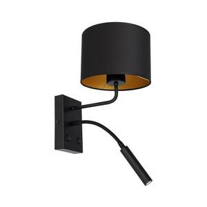 Fali lámpa ARDEN 1xE27/60W/230V + 1xG9/8W fekete/arany kép