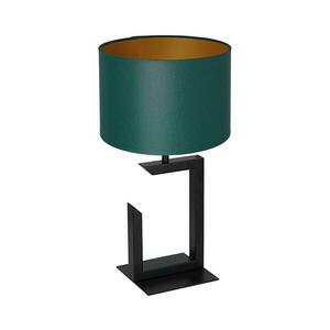 Asztali lámpa 1xE27/60W/230V 45 cm zöld/arany kép