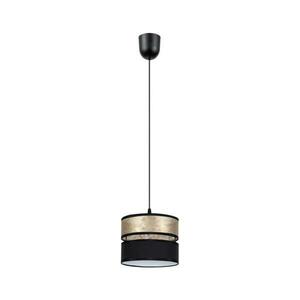 Csillár zsinóron LIMA 1xE27/60W/230V arany/fekete kép