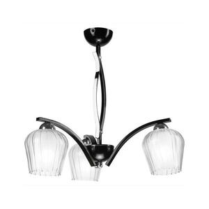 Csillár rúdon PAULA 3xE27/60W/230V fekete kép