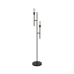 Állólámpa CARTAGO 2xE27/60W/230V fekete kép