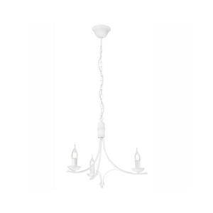 Csillár láncon LUCY 3xE14/60W/230V fehér kép