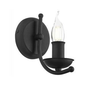 Fali lámpa LUCY 1xE14/60W/230V fekete kép