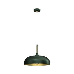 Csillár zsinóron LINCOLN 1xE27/60W/230V á. 35 cm zöld kép