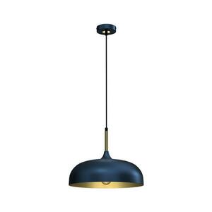 Csillár zsinóron LINCOLN 1xE27/60W/230V á. 35 cm kék kép