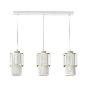Csillár zsinóron BLANCO 3xE27/60W/230V fehér kép