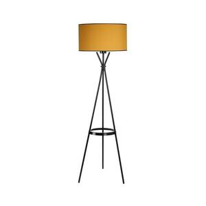Állólámpa VENEDIK 1xE27/60W/230V narancssárga/fekete kép