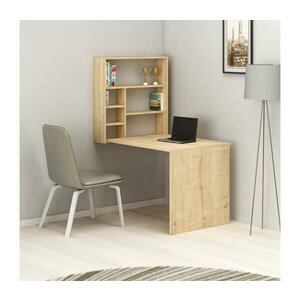 Munkaasztal polccal SEDIR 154, 2x59 cm bézs kép