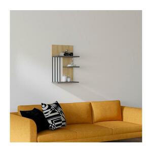 Fali polc NEZMA 60x40 cm bézs/antracit kép