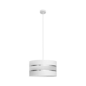 Csillár zsinóron HELEN 1xE27/15W/230V á. 40 cm fehér kép