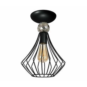 Felületre szerelhető csillár JEWEL 1xE27/60W/230V fekete kép