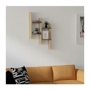 Fali polc SU 85x49 cm bézs/antracit kép
