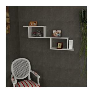 Fali polc SELENE 45x101, 4 cm fehér kép