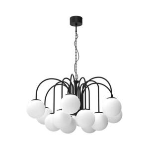 Csillár láncon CAMBRIDGE 12xE14/60W/230V fekete kép