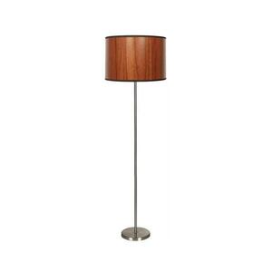 Asztali lámpa TIMBER 1xE27/60W/230V barna/matt króm kép