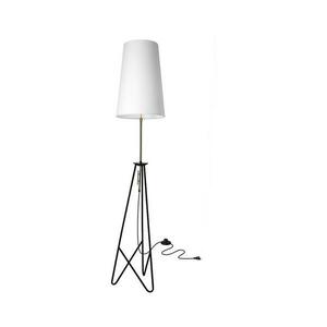 Állólámpa TAFLO 1xE27/60W/230V fehér/fekete/arany kép