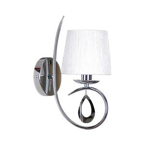 Fali lámpa ARNIKA 1xE14/40W/230V fényezett króm/fehér kép