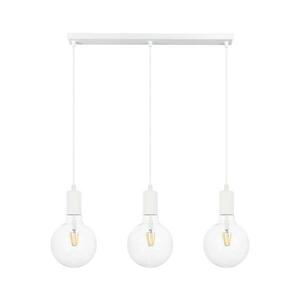 Csillár zsinóron MIROS 3xE27/60W/230V fehér kép