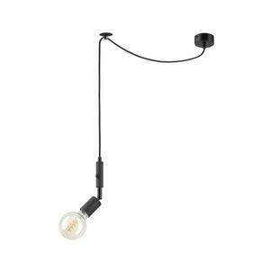 Csillár zsinóron INA 1xE27/42W/230V fekete kép
