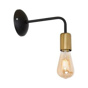 Fali lámpa BRENDA 1xE27/60W/230V fekete/arany kép