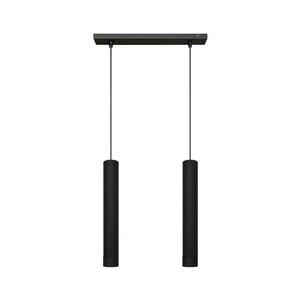 LED Csillár zsinóron TUBA 2xGU10/4, 8W/230V fekete kép