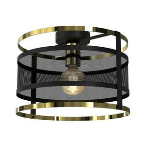 Felületre szerelhető csillár RIM 1xE27/60W/230V fekete/arany kép