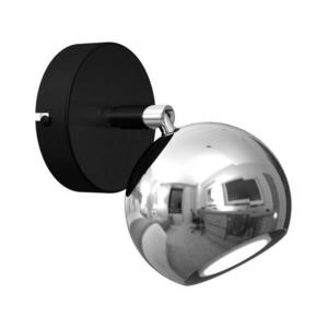 Fali spotlámpa COMET 1xGU10/8W/230V fekete/fényes króm kép