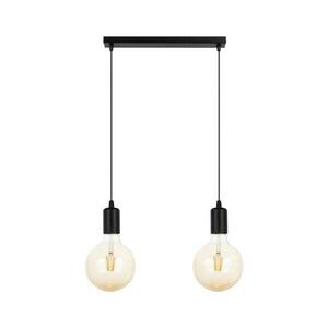 Csillár zsinóron MIROS 2xE27/60W/230V fekete kép