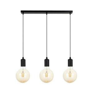 Csillár zsinóron MIROS 3xE27/60W/230V fekete kép