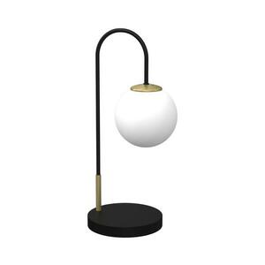 Asztali lámpa CAMBRIDGE 1xE14/60W/230V fekete/sárgaréz kép