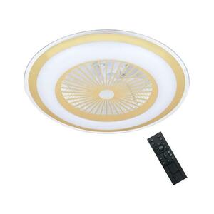 LED Dimmelhető mennyezeti lámpa látorral ZEPHYR LED/48W/230V arany + távirányító kép